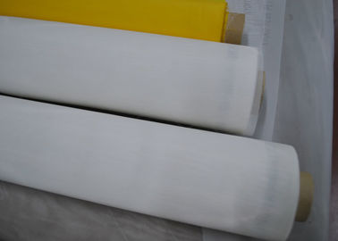 China White Or Yellow 64T Polyester Screen Printing Mesh For Glass Printing supplier