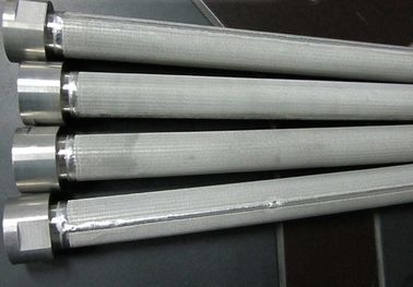 China High Filtering Accuracy Wire Mesh Filter Element For Water Treatment , SGS Listed supplier