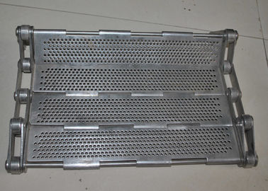 China Round Hole Wire Mesh Conveyor Belt Heavy Loading With 3mm-400mm Aperture Size supplier