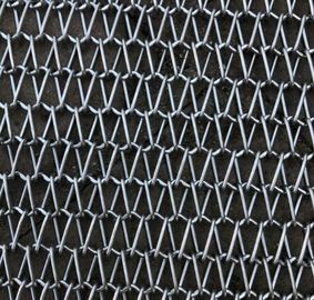 China Iron Balance Weave Spiral Wire Mesh Conveyro Belt For Oven , Food Drying , Cooking , Freezing supplier