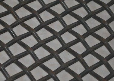 China Heavy Duty Carbon Steel Crimped Wire Mesh Sheet For Coal Sifting / Construction supplier