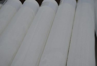 China DPP 72T Polyester Screen Printing Mesh With White And Yellow For Textile Printing supplier