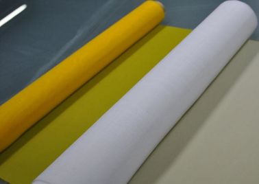 China White / Yellow 61T Polyester Screen Mesh For Printed Circuit Boards Printing supplier