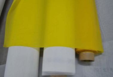 China Yellow 100% Polyester Silk Bolting Cloth Plain Weave With 1.15-3.6m Width supplier