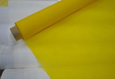 China 100% Polyester 72T White Silk Screen Printing Mesh For Textile , Heat Resistance supplier