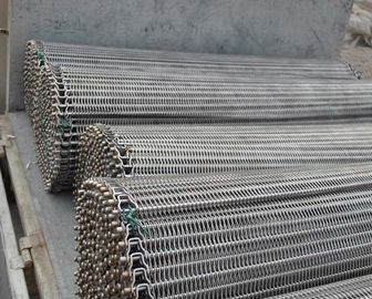 High Strength Flat Flex Spiral Conveyor Belt Stainless Steel Easy To Wash