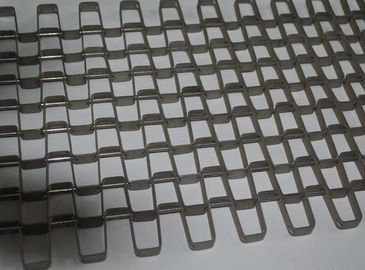 China Food Drying Stainless Steel Conveyor Chain Belt Silver High Temperature Resistant supplier