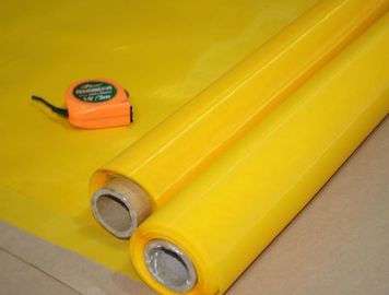 China NSF Test 65 Inch Yellow Polyester Bolting Cloth Mesh With Plain Weaving Type supplier