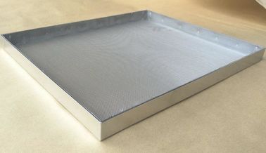 China 601 Durable Wire Mesh Tray Stainless Steel With Supporting Bar , High Temperture Resistant supplier