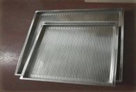 304 Stainless Steel Wire Mesh Tray , Steel Baking Tray Square / Rectangular