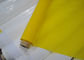 158 Micron 47T Polyester Mesh Fabric For Ceramic Printing , White / Yellow Color supplier