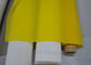 158 Micron 47T Polyester Mesh Fabric For Ceramic Printing , White / Yellow Color supplier