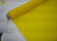 Food Filtering Nylon Screen Mesh Fabric , Nylon Mesh Cloth Yellow Color supplier