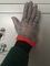 Stainless Steel Mesh Safety Gloves , Kitchen Safety Meat Slicer Gloves supplier