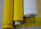 Low Elongation Monofilament Polyester Screen Printing Mesh With White And Yellow supplier