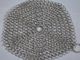 4&quot;*4&quot; Rectangle Chainmail Cast Iron Pan Scrubber For Clean Cookware , Food Grade supplier
