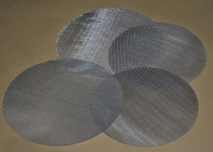Brass Wire Mesh Filter Disc Supporting For Filtering , 20-200 Micron