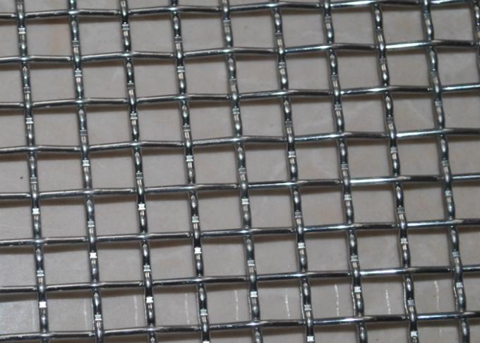Heavy Duty Stainless Steel Wire Mesh Woven Crimped For Filtration , Stable Structure