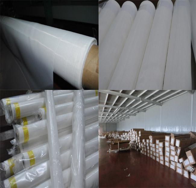 37 Micron Nylon Screen Mesh Fabric , White Polyester Mesh Filters For Milk