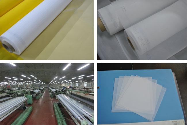 Industry Polyester Printing Mesh Twill Weave , High Temperature Resistance