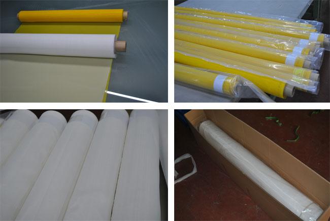 Water Resistance Polyester Printing Mesh Plain Weave For Printing , 23-600 Micron