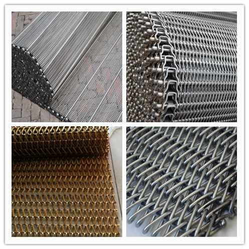 Balanced Weave Stainless Steel Wire Mesh Conveyor Belt Used For Food Transport