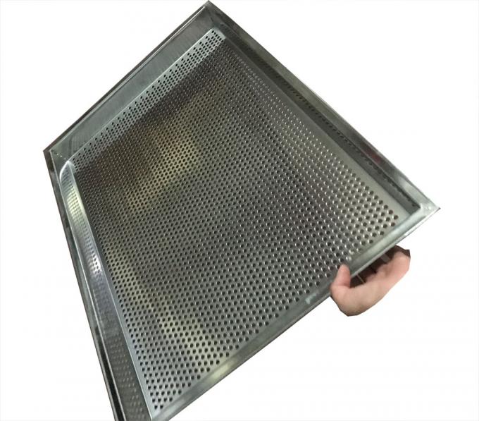 316  Stainless Steel Mesh Tray Oven Metal Perforatted Baking 2.0mm Thickness