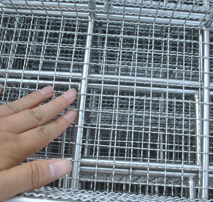 Stainless Steel Metal Wire Basket for fruit washing / frying /steaming