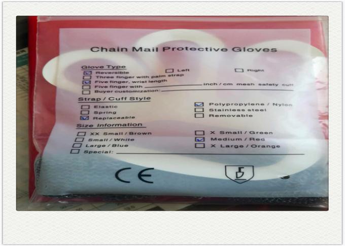 Cut Resistant Stainless Steel Gloves Metal Welded For meat industry