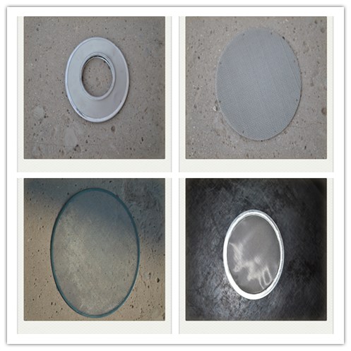 Weave / Welded Wire Mesh Filter Disc With Sintered Wire Mesh For Oil Filter