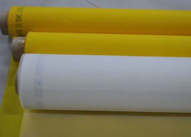 Polyester Screen Printing Fabric 53T-55 Micron For Glass / Textile Printing 