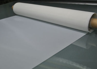 China 100% Monofilament White 120T - 34 Polyester Screen Printing Mesh For Glass Printing supplier