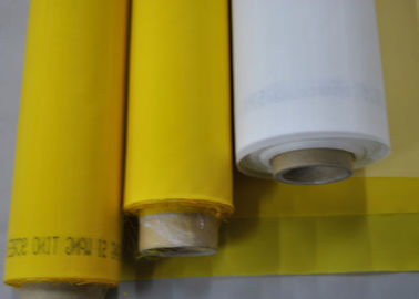 100% Monofilamen Polyester Screen Printing Mesh Untuk Modifikasi Kaca Tinggi