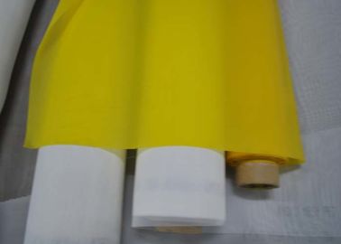 Kuning 180T Polyester Monofilamen Mesh Screen Dengan Twill / Plain Weave 23 Micron