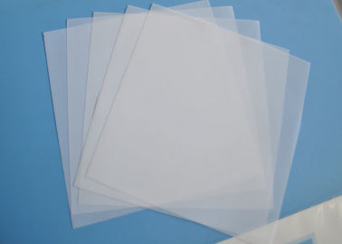 Low Elasticity White Silk Screen Mesh Roll With Monofilament Polyester High Tension