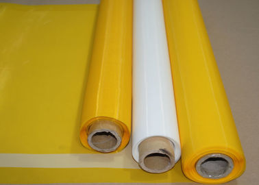 45 Inch Polyester Silk Screen Printing Mesh , 250 Mesh Screen Acid Resistance