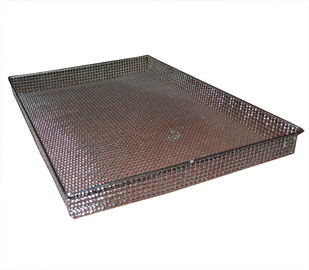 Metal Rectangle Industrial Wire Mesh Baskets For Storage / Sterilization / BBQ