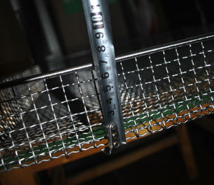 Metal Stainless Steel Wire Mesh Basket For Filtering Screen / BBQ Food Grade