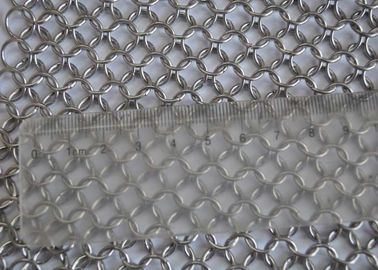 Chainmail Scrubber For Cast Iron Cookware , Stainless Steel Pot Scrubber Cleaner