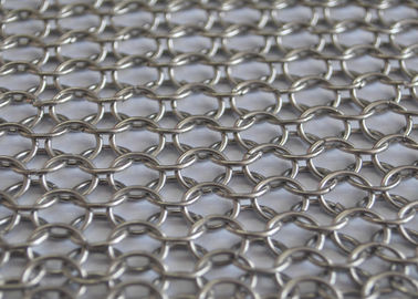 SS 304 Chainmail Cast Iron Cleaner , Round / Rectangle Cast Iron Chainmail Scrubber