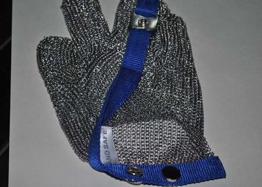 304 Stainless Steel Metal Mesh Cut Resistant Gloves For Butcher XXS-XL Size 