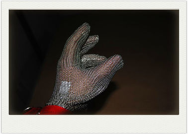 China Five Fingers Stainless Steel Gloves With Cut Resistant For Cooking supplier