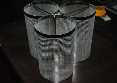Stainless Steel Mesh Filter Cartridge / Metal Wire Mesh Filters High Strength 