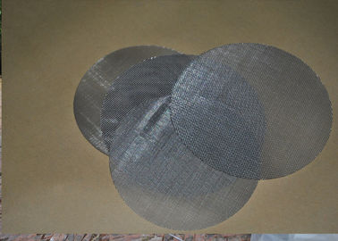 Stainless Steel Mesh Screen Filter Round Shape, Kekuatan Tarik Tinggi