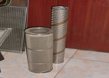 Closed Edge Wire Mesh Stainless Steel Filter Disc Round / Square , Hot Resistance