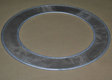 Annular Shape SS Metal Gauze Filter Screen Edge Diperlakukan Untuk Pemisahan Dan Penyaringan