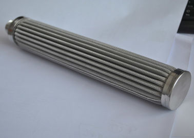 Sintered / Perforated Stainless Steel Mesh Filter Cartridge Stable Structure