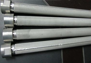 High Filtering Accuracy Wire Mesh Filter Element For Water Treatment , SGS Listed