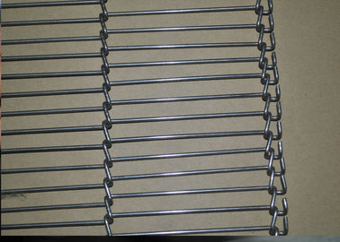 SS316 Ladder Metal Mesh Belt Untuk Pengeringan Makanan, Sabuk Konveyor Wire Mesh