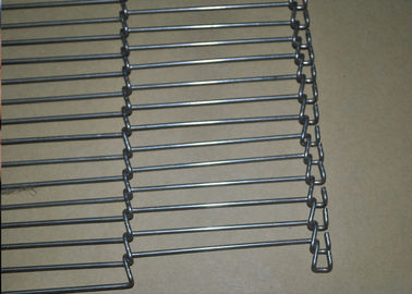 SS316 Ladder Metal Mesh Belt Untuk Pengeringan Makanan, Sabuk Konveyor Wire Mesh